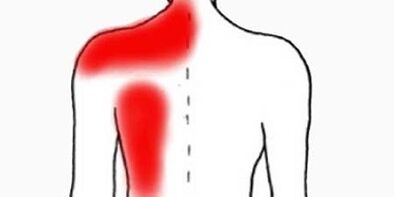 πόνος κάτω από την αριστερή ωμοπλάτη από την πλάτη